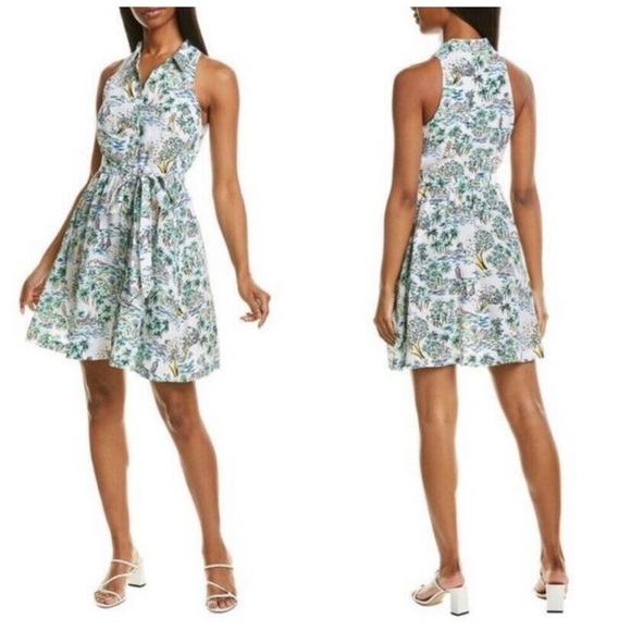 Tori Richard Aloha Toile Mimi Dress - Picture 11 of 12